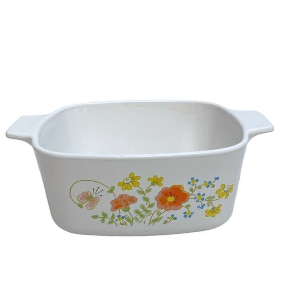 Wildflower Poppy Corning Ware Casserole  1 1/2 Quart - Picture 1 of 12